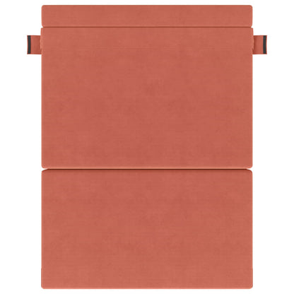 Divano Letto Pieghevole Rosso Arancio 152 x 86,5 x 60 cm