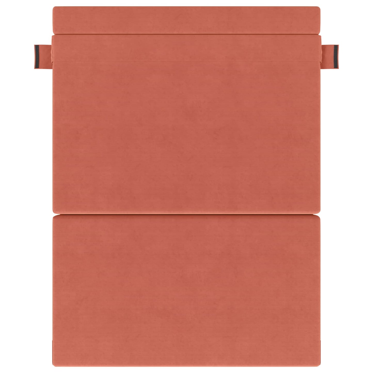Divano Letto Pieghevole Rosso Arancio 152 x 86,5 x 60 cm