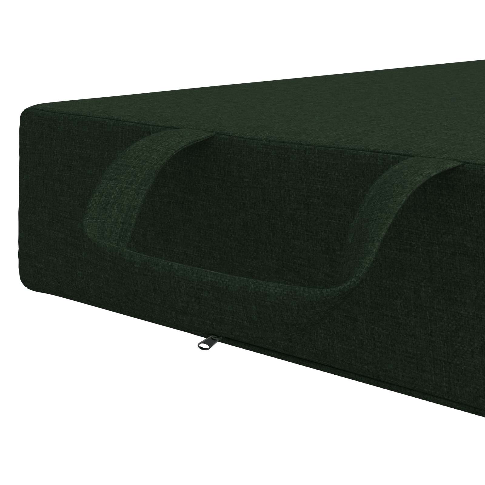 Divano Letto Pieghevole 75 x 63 x 45 cm Verde Scuro | homemem39