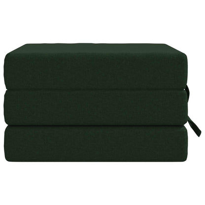 Divano Letto Pieghevole 75 x 63 x 45 cm Verde Scuro | homemem39