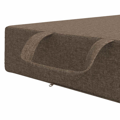 Divano Letto Pieghevole 75 x 63 x 45 cm Tortora