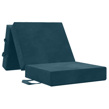 Divano Letto Pieghevole 75 x 63 x 45 cm Blu | homemem39
