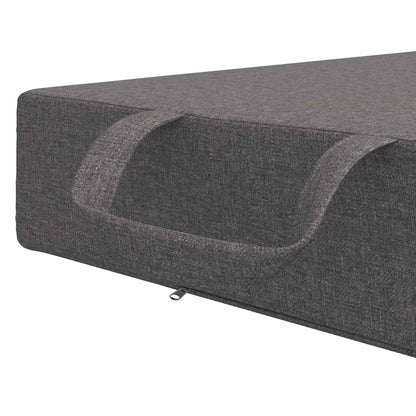 Divano Letto Pieghevole 90 x 63 x 45 cm Grigio Chiaro | homemem39
