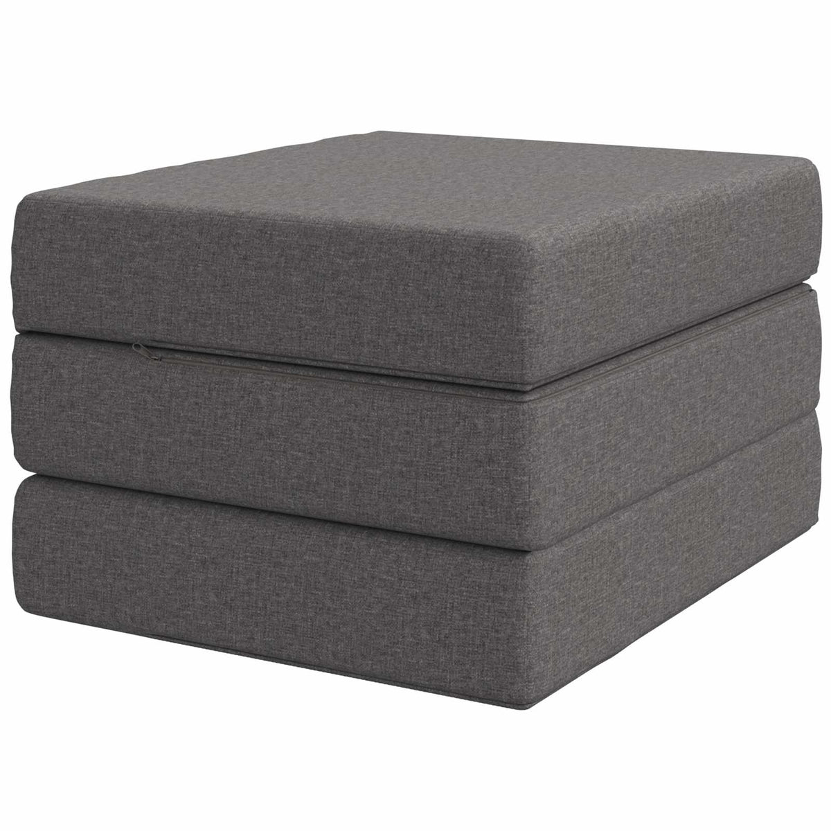 Divano Letto Pieghevole 90 x 63 x 45 cm Grigio Chiaro