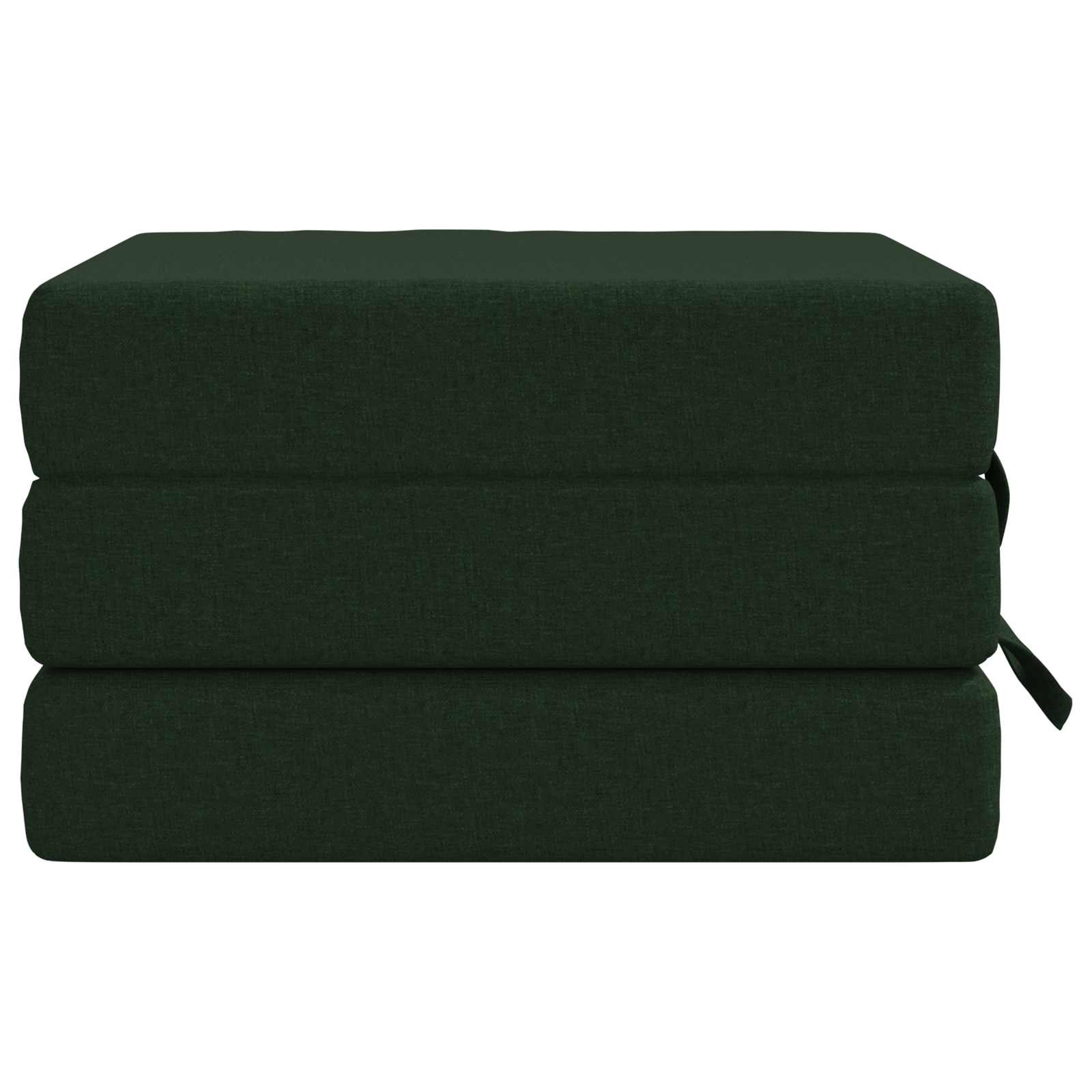 Divano Letto Pieghevole 90 x 63 x 45 cm Verde Scuro | homemem39