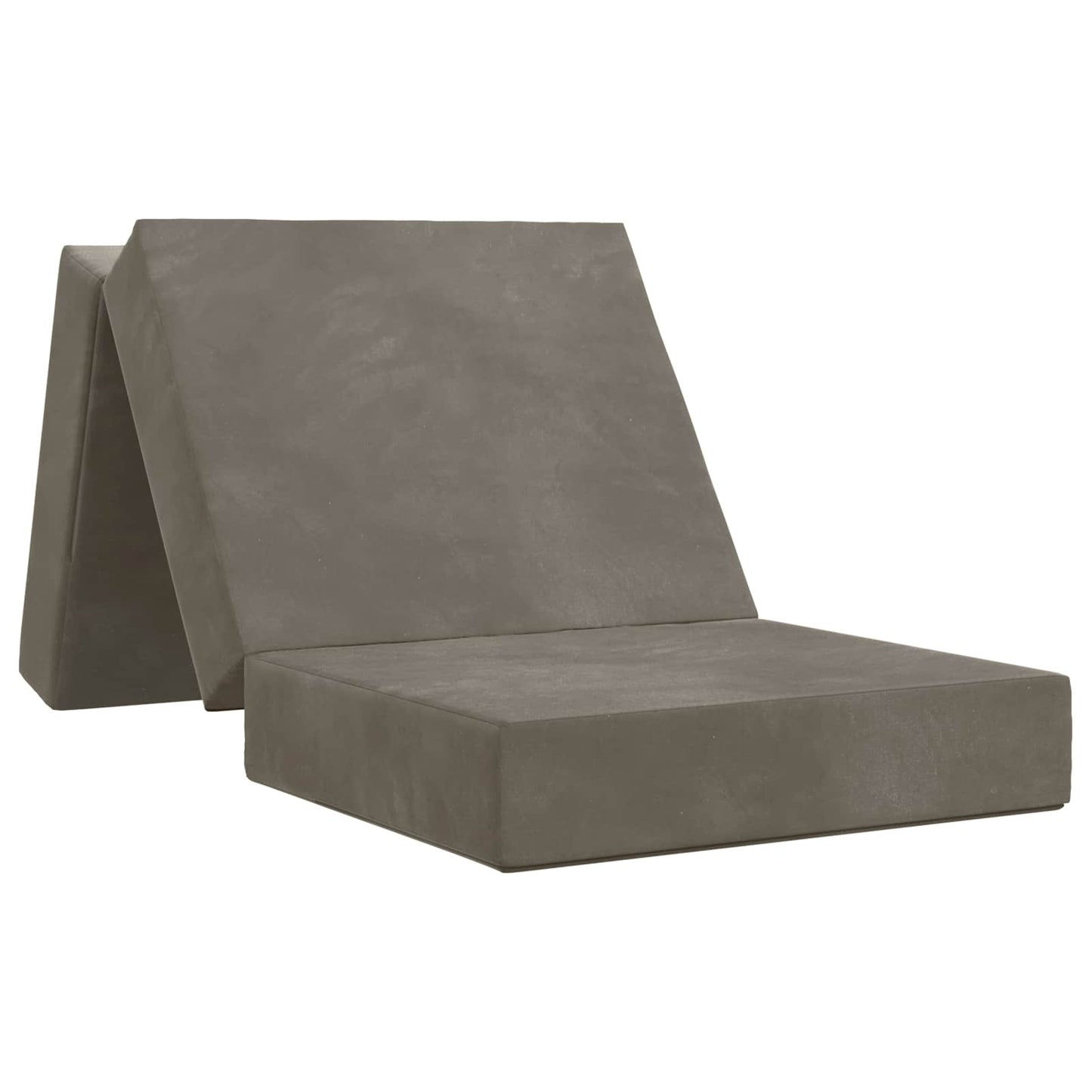 Divano Letto Pieghevole 90 x 63 x 45 cm Grigio Chiaro | homemem39