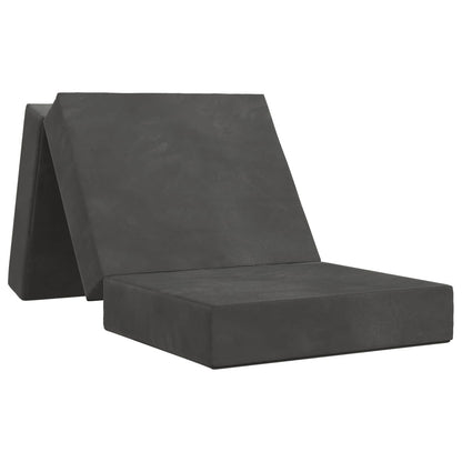 Divano Letto Pieghevole 90 x 63 x 45 cm Grigio Scuro | homemem39