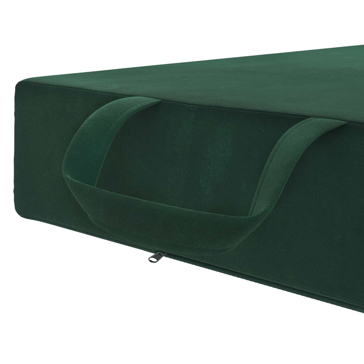 Divano Letto Pieghevole 90 x 63 x 45 cm Verde Scuro