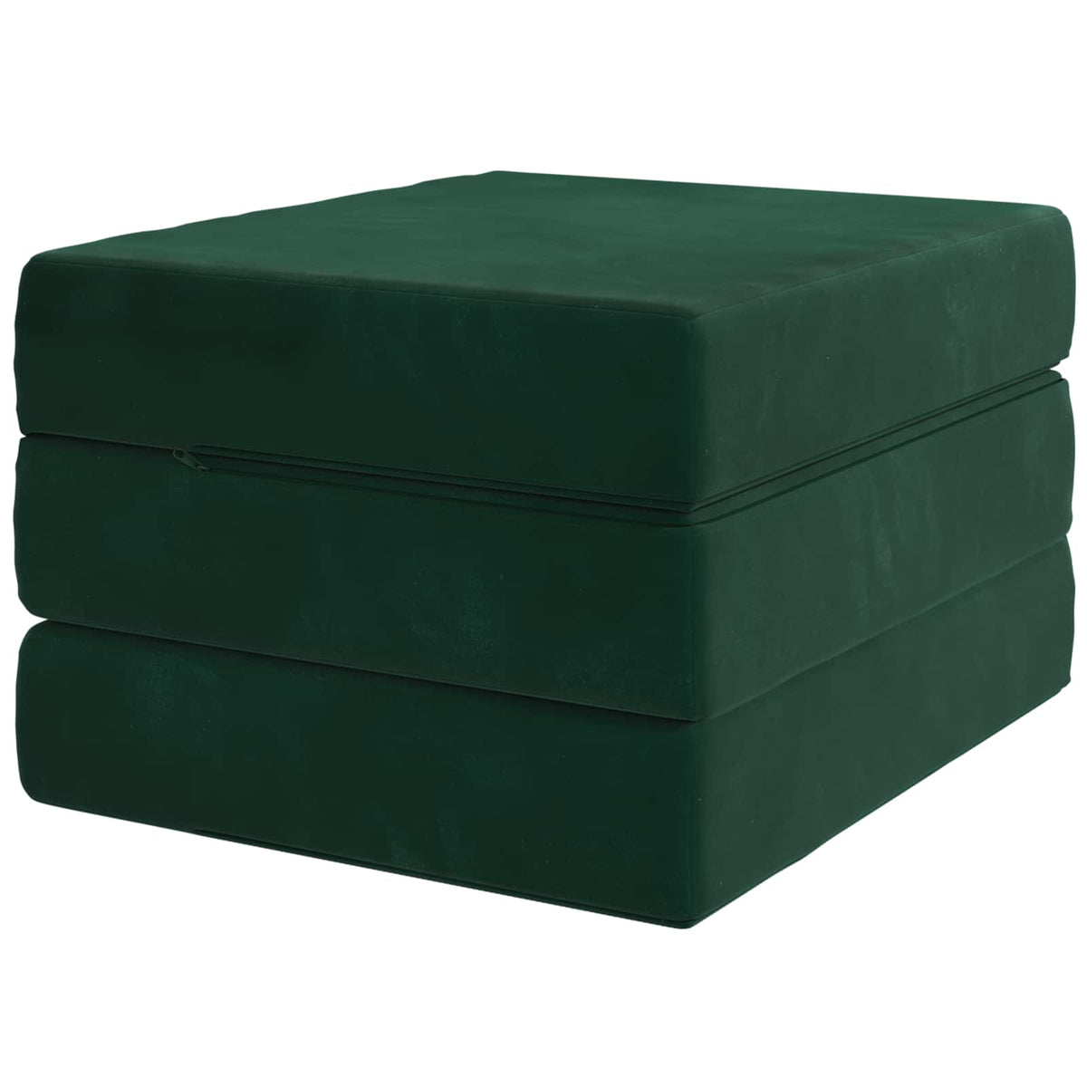 Divano Letto Pieghevole 90 x 63 x 45 cm Verde Scuro