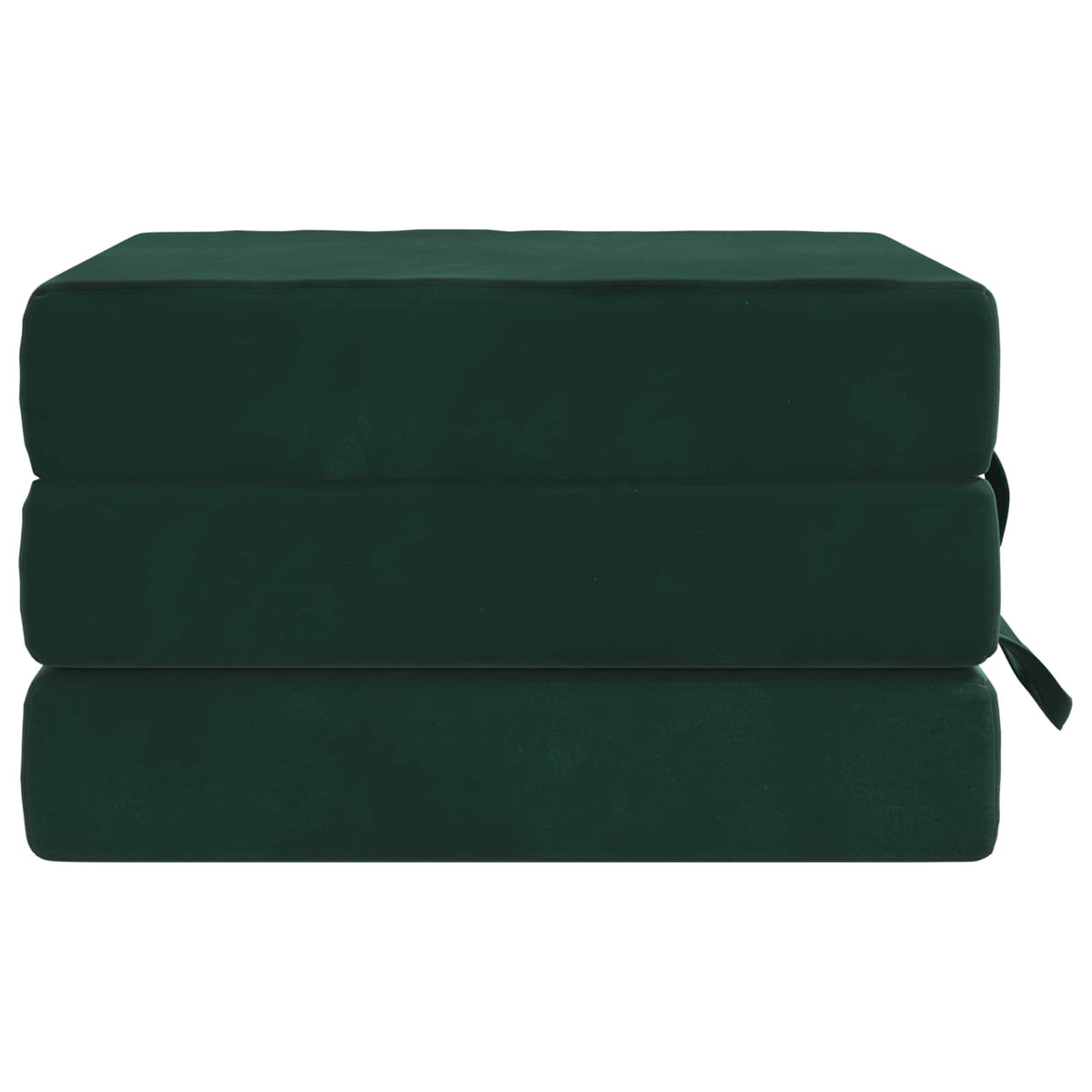 Divano Letto Pieghevole 90 x 63 x 45 cm Verde Scuro
