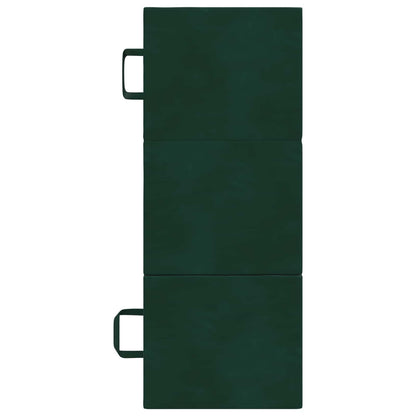 Divano Letto Pieghevole 90 x 63 x 45 cm Verde Scuro