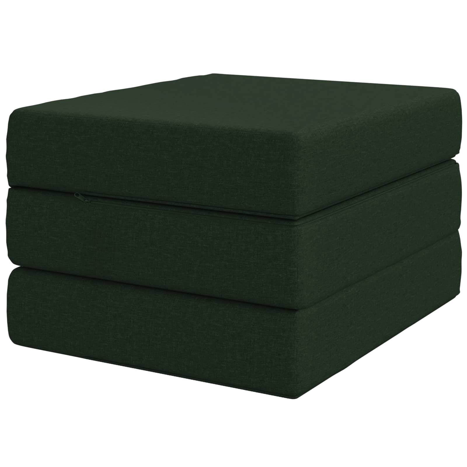 Divano Letto Pieghevole 75 x 67 x 45 cm Verde Scuro | homemem39