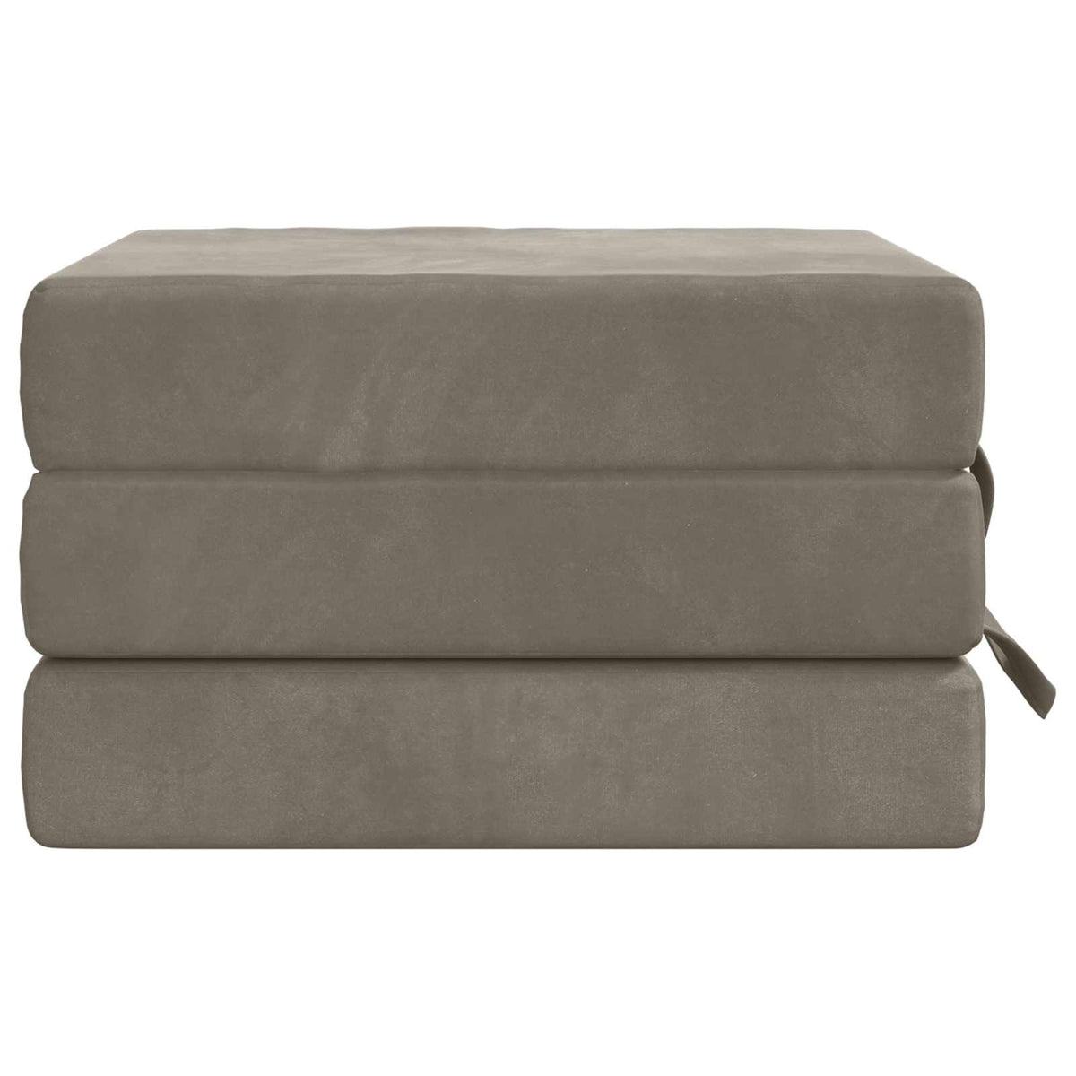 Divano Letto Pieghevole 75 x 67 x 45 cm Grigio Chiaro
