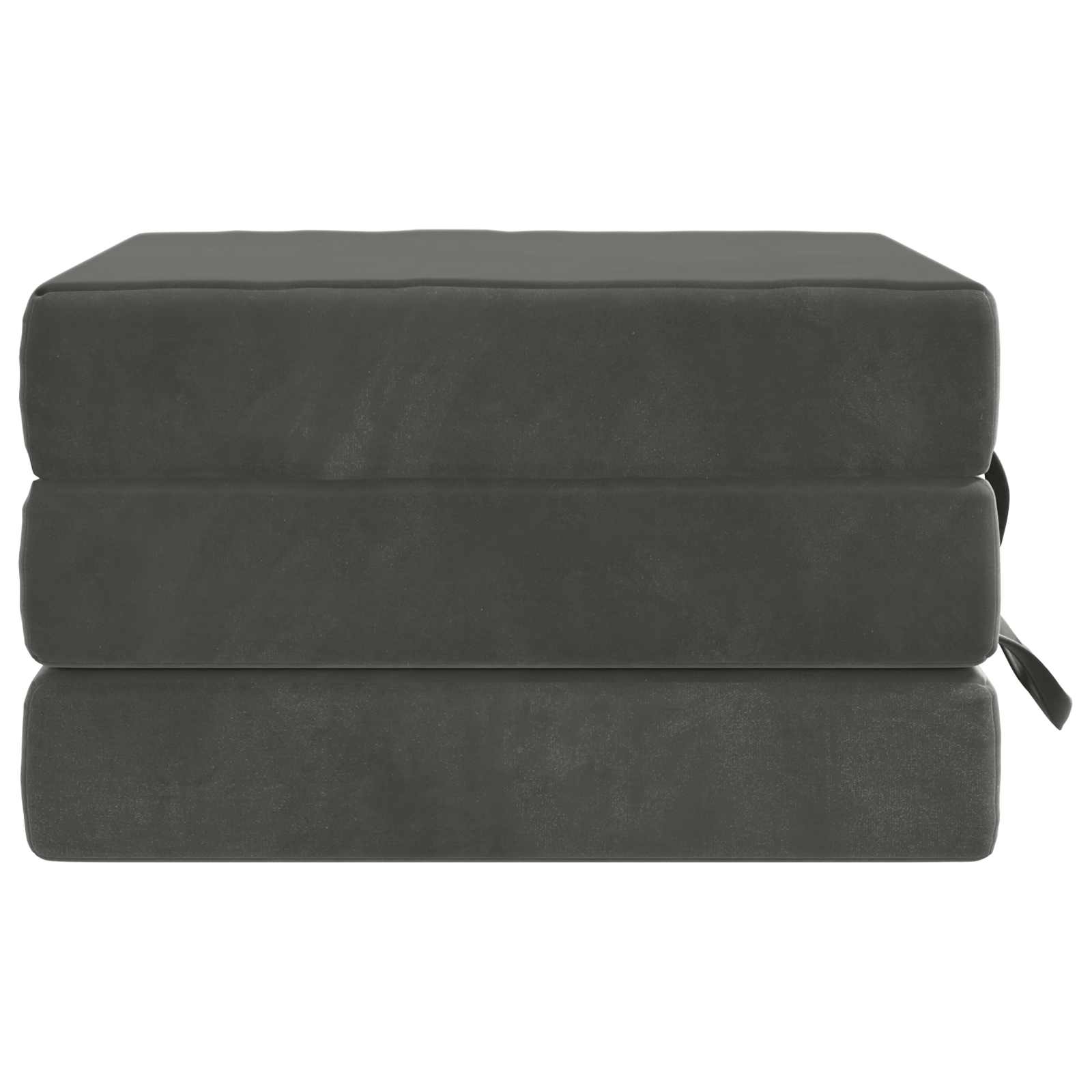 Divano Letto Pieghevole 75 x 67 x 45 cm Grigio Scuro | homemem39