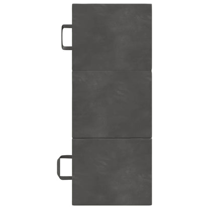 Divano Letto Pieghevole 75 x 67 x 45 cm Grigio Scuro | homemem39
