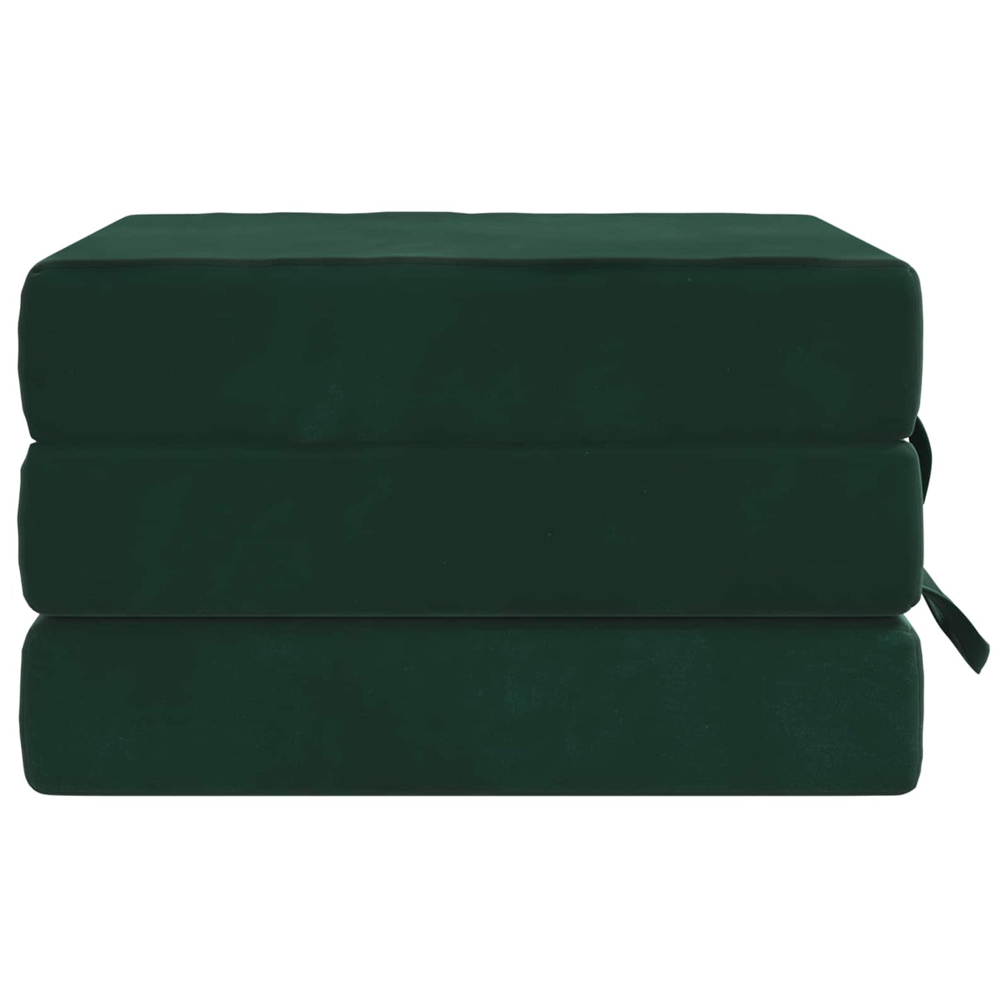 Divano Letto Pieghevole 75 x 67 x 45 cm Verde Scuro | homemem39