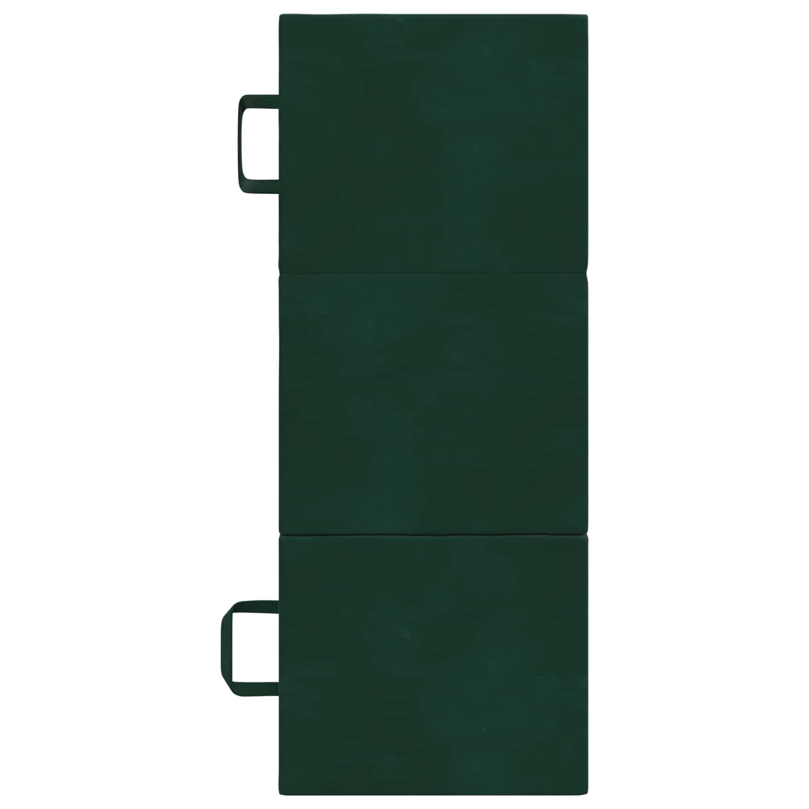 Divano Letto Pieghevole 75 x 67 x 45 cm Verde Scuro | homemem39
