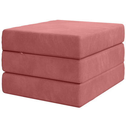 Divano Letto Pieghevole 75 x 67 x 45 cm Rosa | homemem39