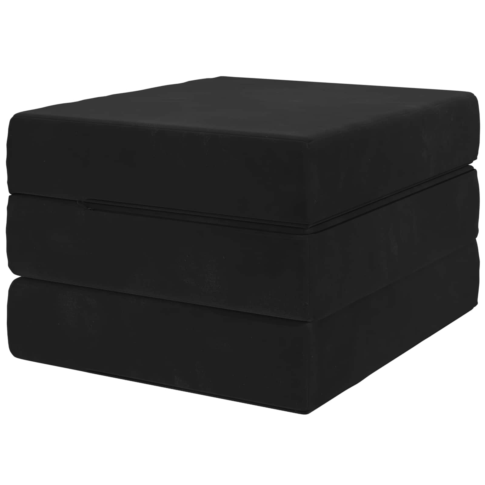 Divano Letto Pieghevole 75 x 67 x 45 cm Nero | homemem39