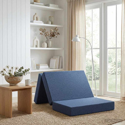 Divano Letto Pieghevole 80 x 67 x 45 cm Blu | homemem39