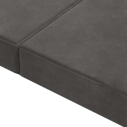 Divano Letto Pieghevole 80 x 67 x 45 cm Grigio Scuro | homemem39