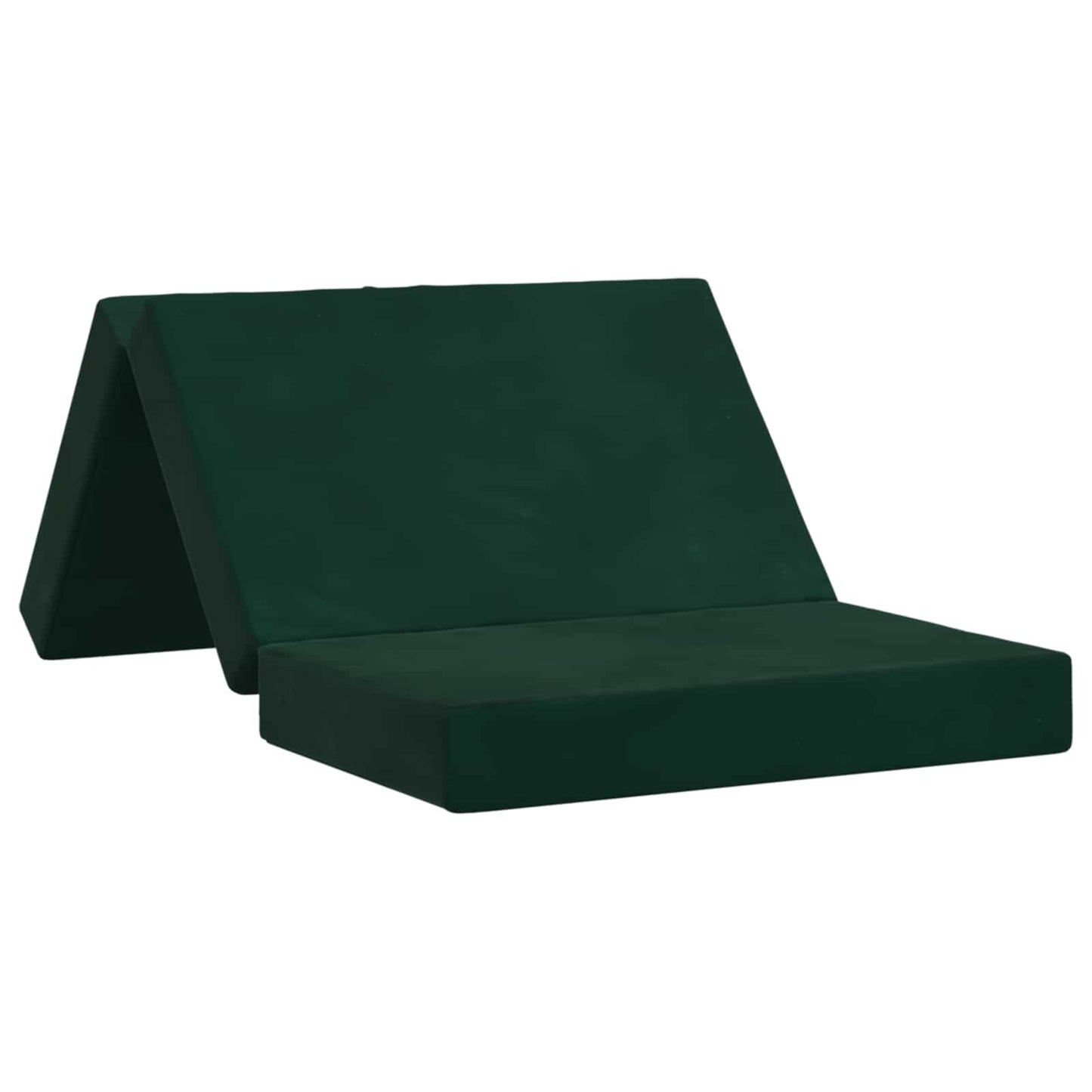 Divano Letto Pieghevole 80 x 67 x 45 cm Verde Scuro | homemem39