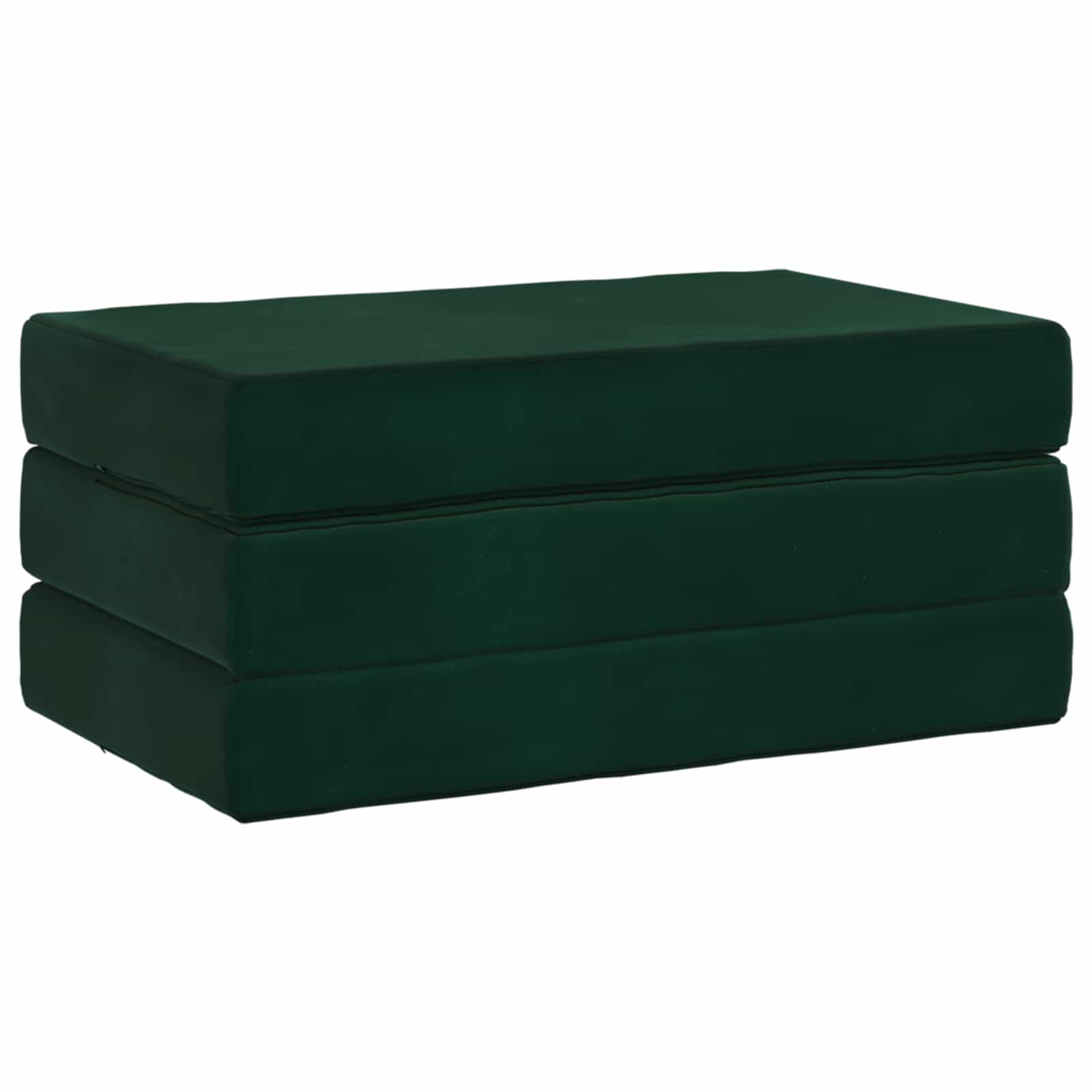 Divano Letto Pieghevole 80 x 67 x 45 cm Verde Scuro | homemem39