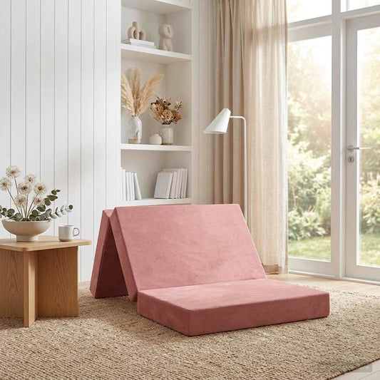 Divano Letto Pieghevole 80 x 67 x 45 cm Rosa