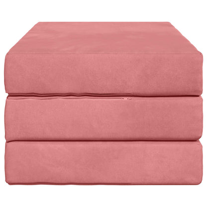 Divano Letto Pieghevole 80 x 67 x 45 cm Rosa | homemem39