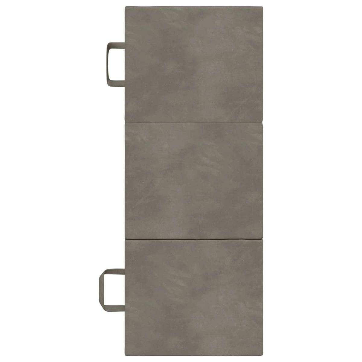 Divano Letto Pieghevole 90 x 67 x 45 cm Grigio Chiaro