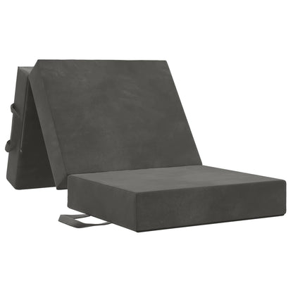Divano Letto Pieghevole 90 x 67 x 45 cm Grigio Scuro | homemem39