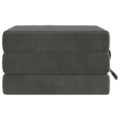 Divano Letto Pieghevole 90 x 67 x 45 cm Grigio Scuro | homemem39