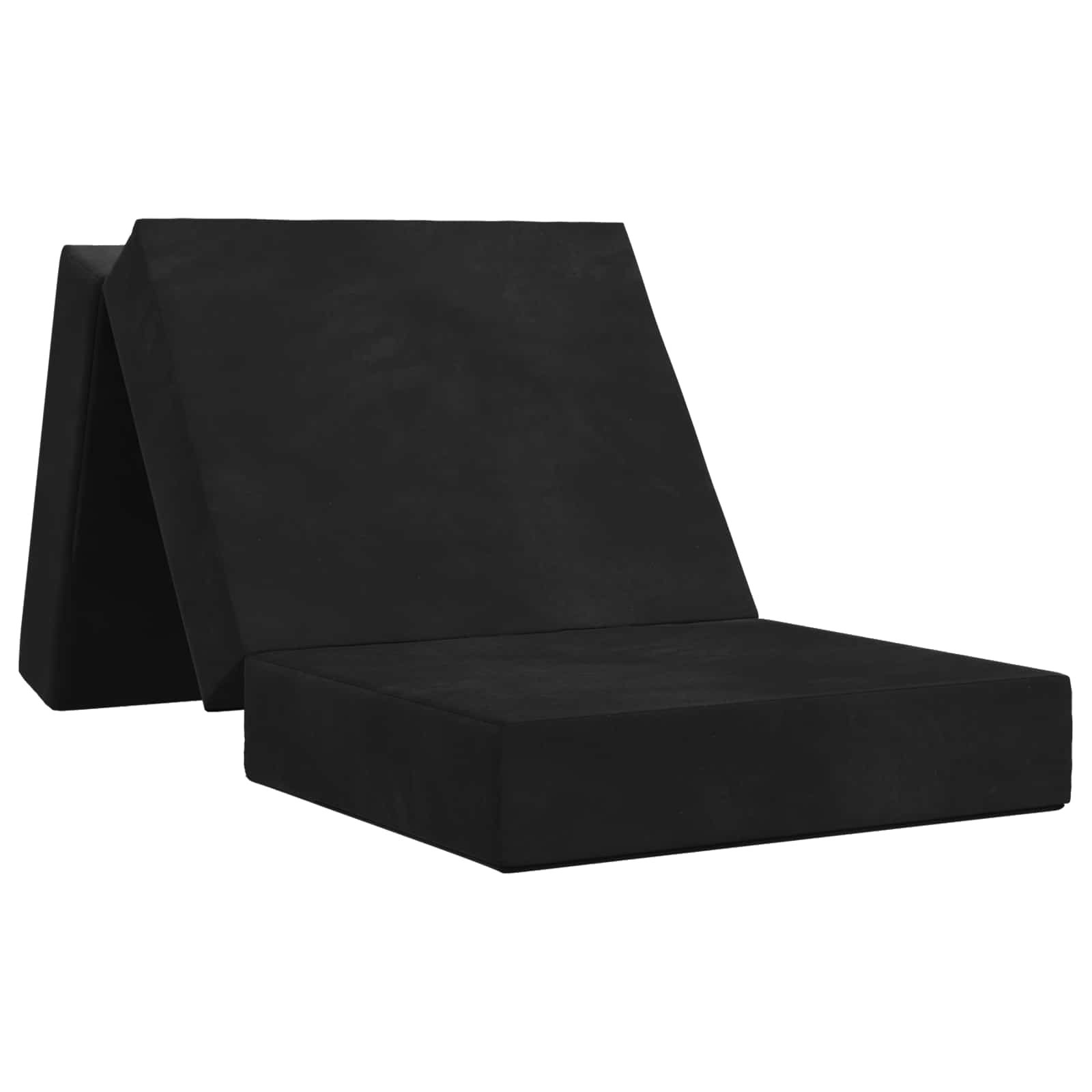 Divano Letto Pieghevole 90 x 67 x 45 cm Nero | homemem39