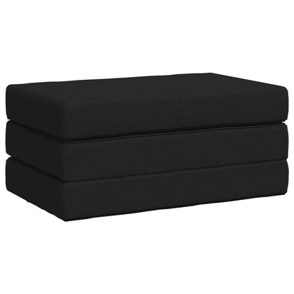 Divano Letto Pieghevole 100 x 67 x 45 cm Nero