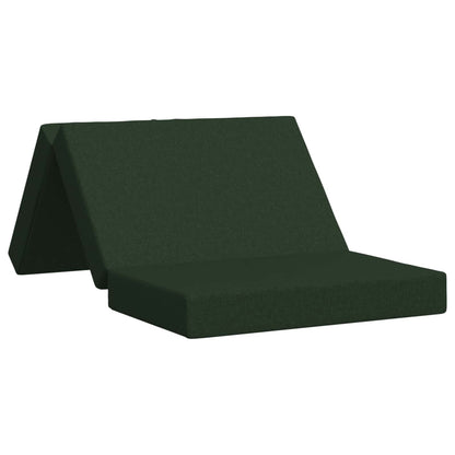 Divano Letto Pieghevole 100 x 67 x 45 cm Verde Scuro | homemem39