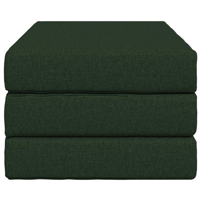 Divano Letto Pieghevole 100 x 67 x 45 cm Verde Scuro | homemem39