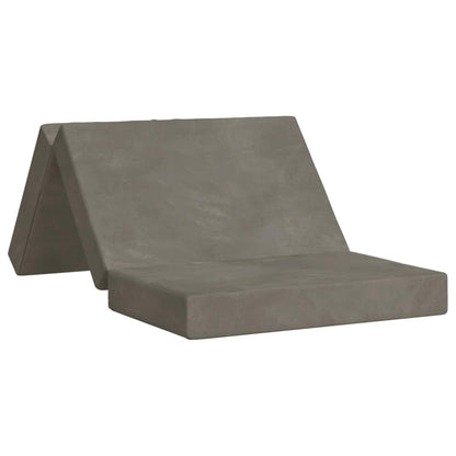Divano Letto Pieghevole 100 x 67 x 45 cm Grigio Chiaro | homemem39
