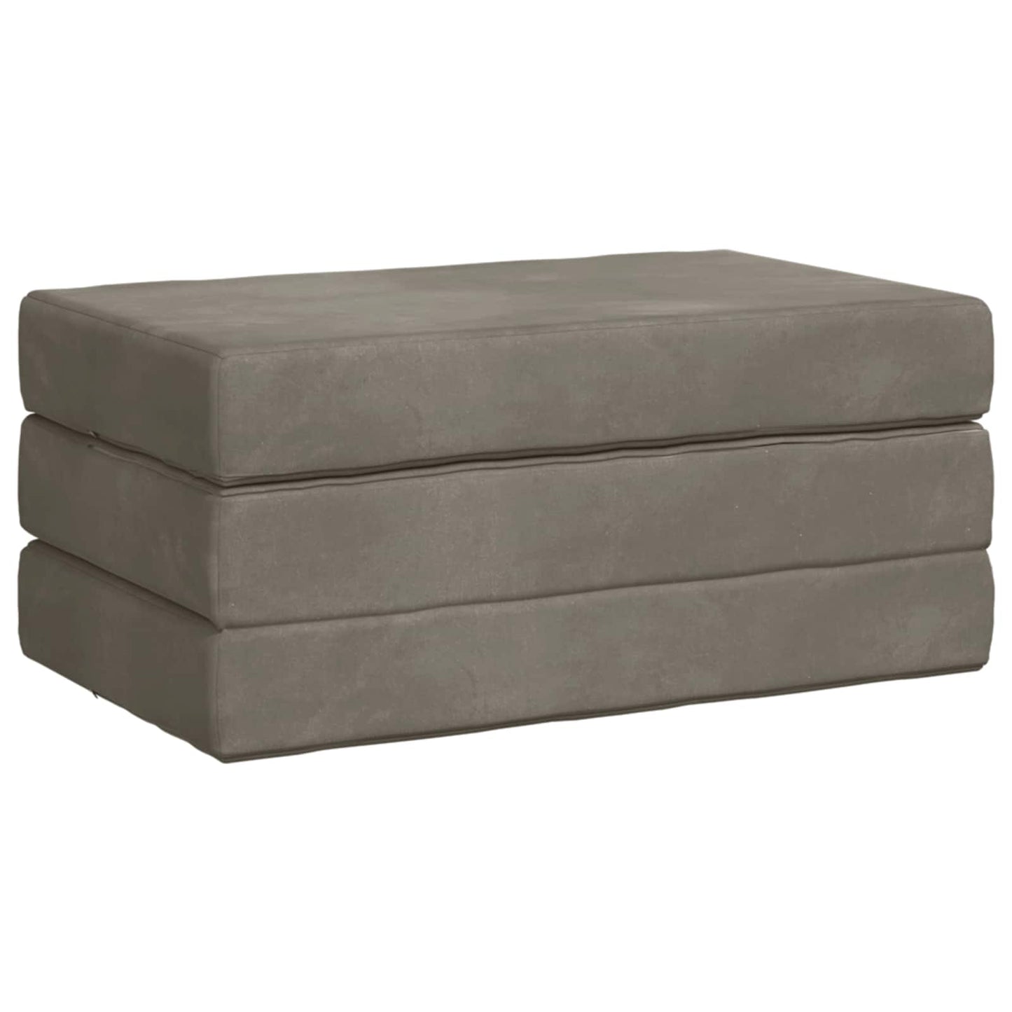 Divano Letto Pieghevole 100 x 67 x 45 cm Grigio Chiaro | homemem39