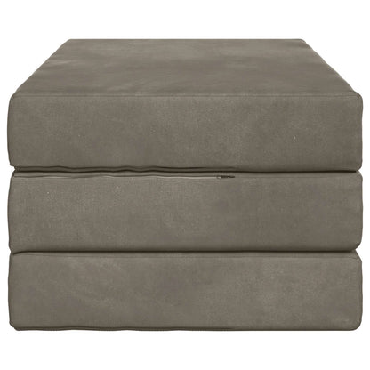 Divano Letto Pieghevole 100 x 67 x 45 cm Grigio Chiaro | homemem39