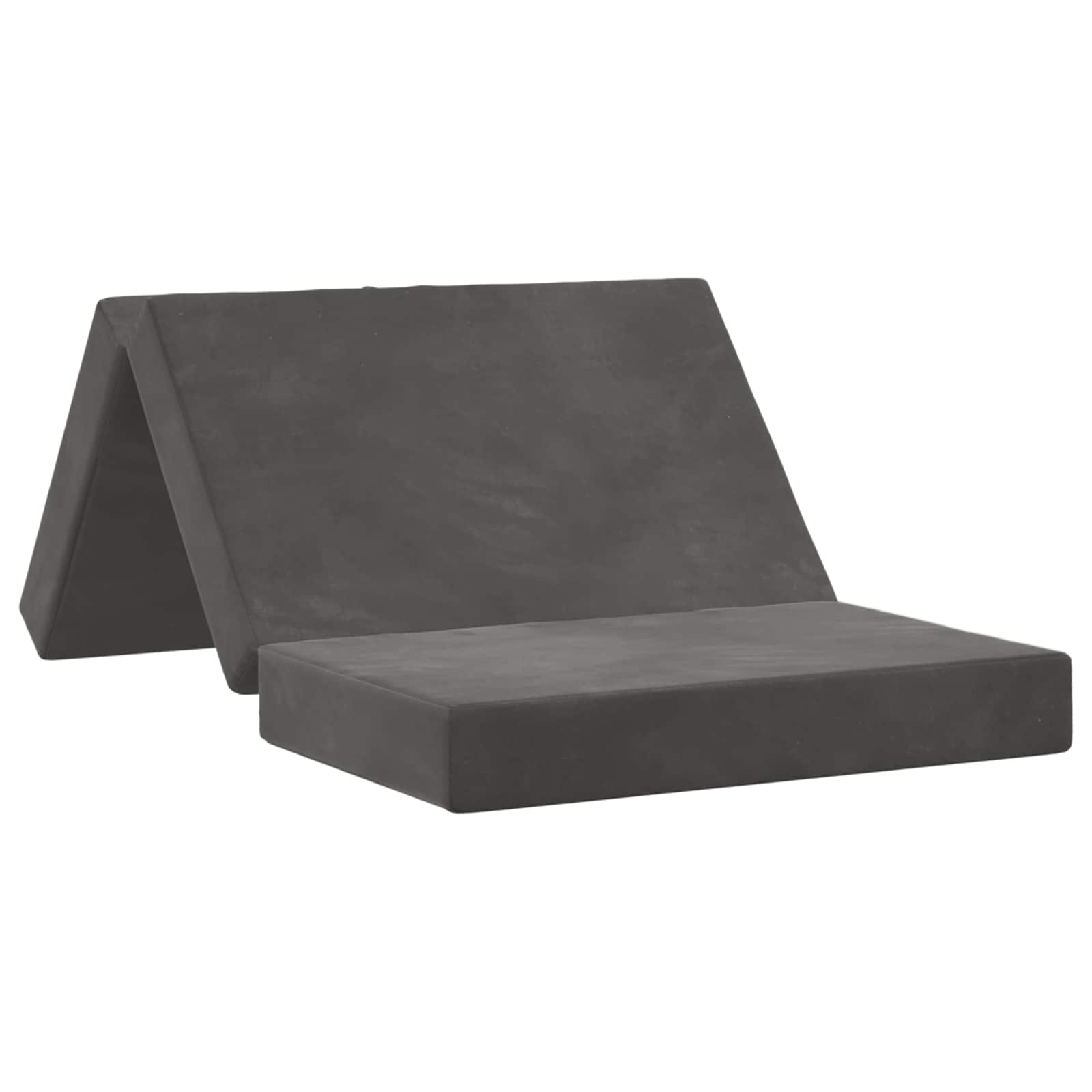 Divano Letto Pieghevole 100 x 67 x 45 cm Grigio Scuro | homemem39