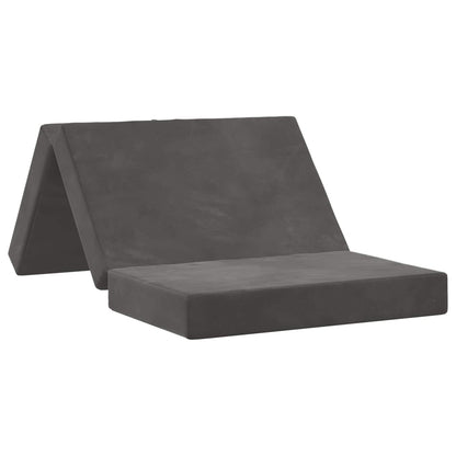 Divano Letto Pieghevole 100 x 67 x 45 cm Grigio Scuro | homemem39