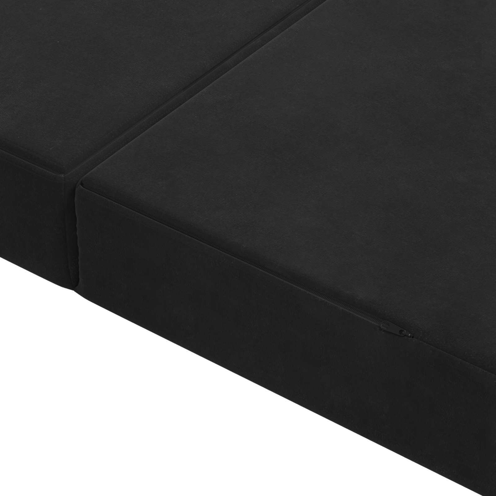 Divano Letto Pieghevole 100 x 67 x 45 cm Nero | homemem39