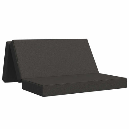 Divano Letto Pieghevole 120 x 67 x 45 cm Grigio Scuro | homemem39