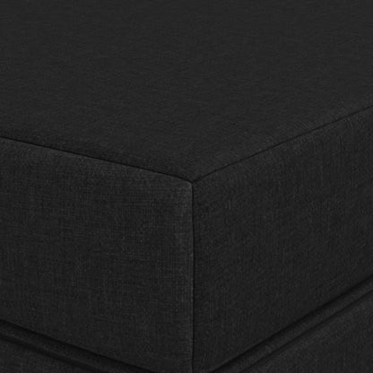 Divano Letto Pieghevole 120 x 67 x 45 cm Nero