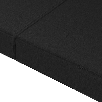 Divano Letto Pieghevole 120 x 67 x 45 cm Nero