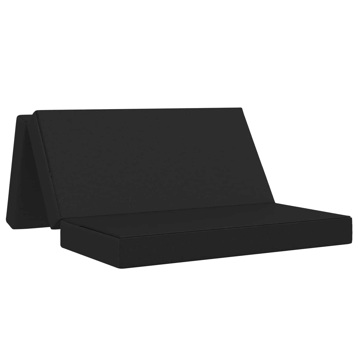 Divano Letto Pieghevole 120 x 67 x 45 cm Nero