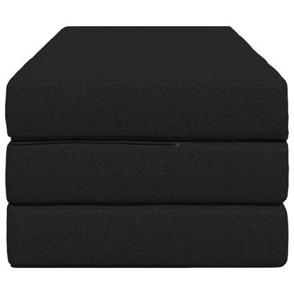 Divano Letto Pieghevole 120 x 67 x 45 cm Nero