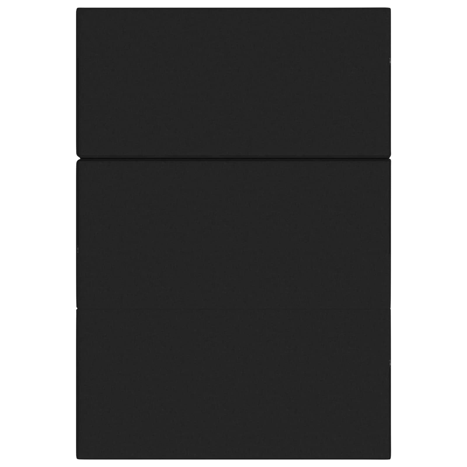Divano Letto Pieghevole 120 x 67 x 45 cm Nero | homemem39