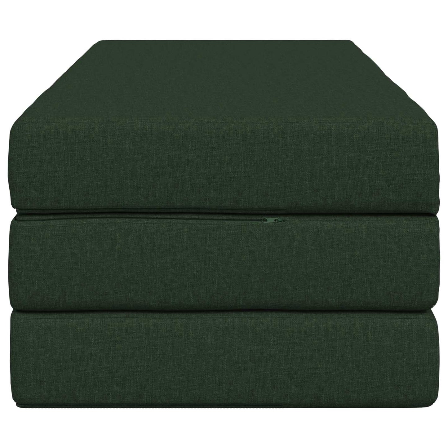 Divano Letto Pieghevole 120 x 67 x 45 cm Verde Scuro | homemem39