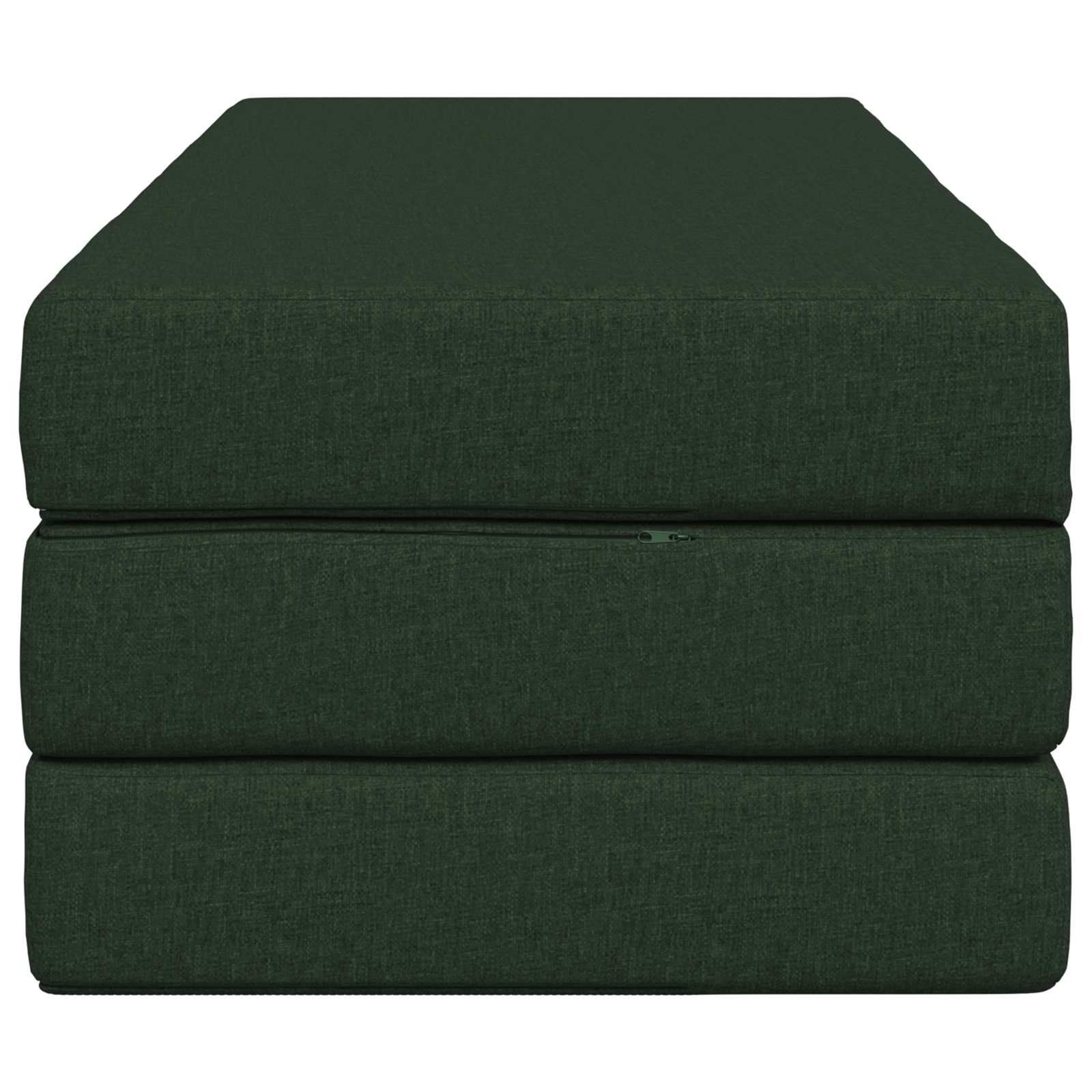 Divano Letto Pieghevole 120 x 67 x 45 cm Verde Scuro | homemem39